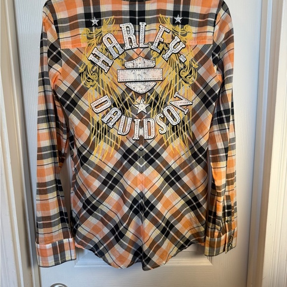 Harley-Davidson Tops - Harley Davidson ladies shirt button down, Cool Girl, Biker Chick, lightweight